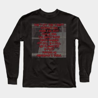 Mankind Undertaker Hell in a Cell Copypasta Shirt Long Sleeve T-Shirt